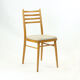 Mid Century Chair In Blond Wood, Czechoslovakia 1960s