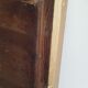 Louis Philippe fireplace mirror, old wood and stucco, mercury ice cream