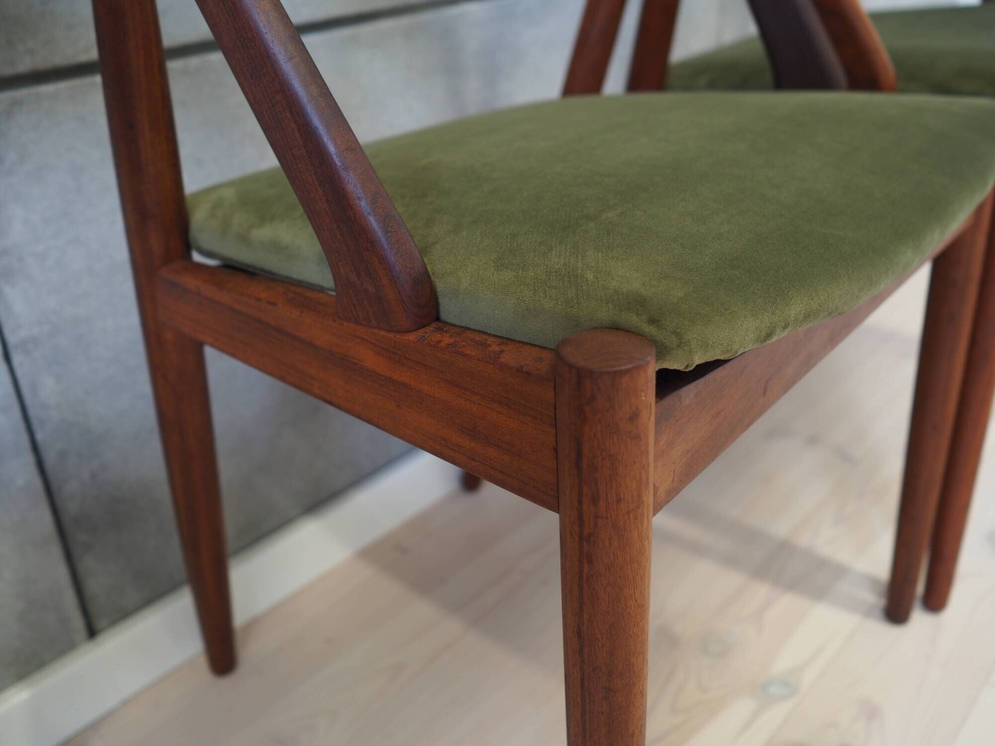 Set of four rosewood chairs, Danish design, 70s, designer: Kai Kristiansen