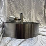 Brushed steel suspension