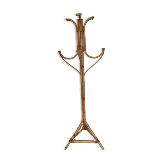 Rattan coat rack year 60