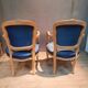 Pair of Louis XV style armchairs