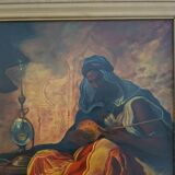 The Odalisque painted on wood 155x110cm