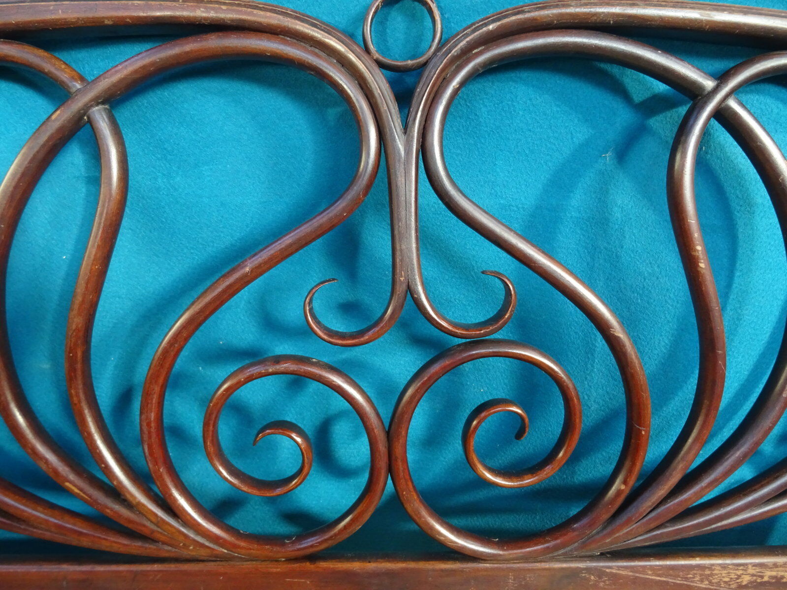 Double wooden headboard turned J & J kohn