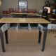 Console furniture from the Banque de France metal 1950