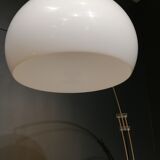 Arc floor lamp with marble foot, 60s
