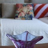 Empty pocket cup in murano purple glass