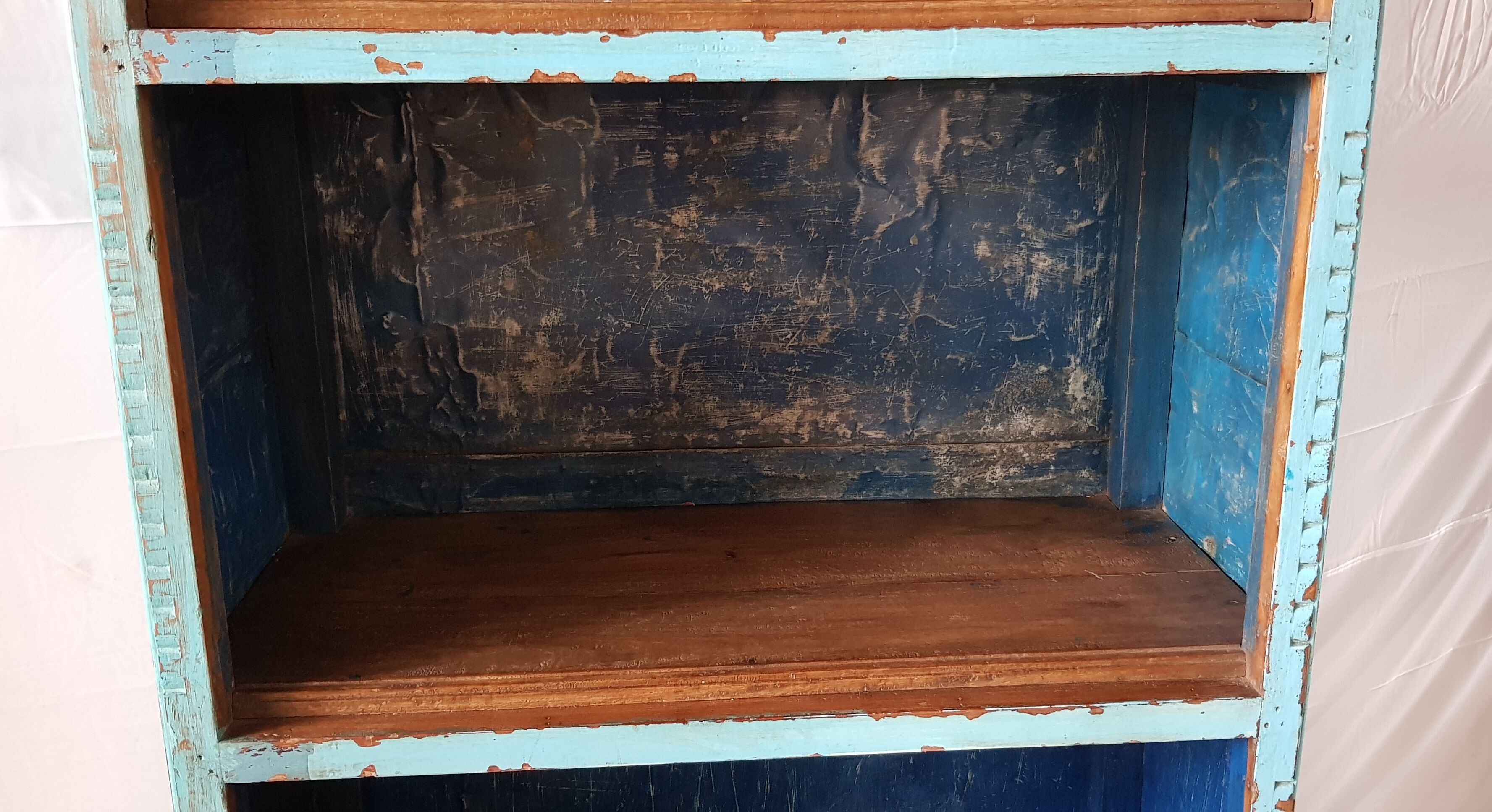 Library in teak and metal