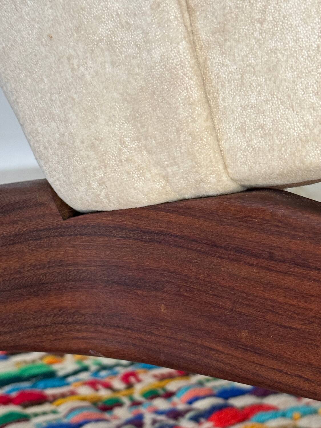 Fauteuil scandinave en teck, années 1960