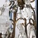 Lustre à Pampilles époque début XXeme 6 feux