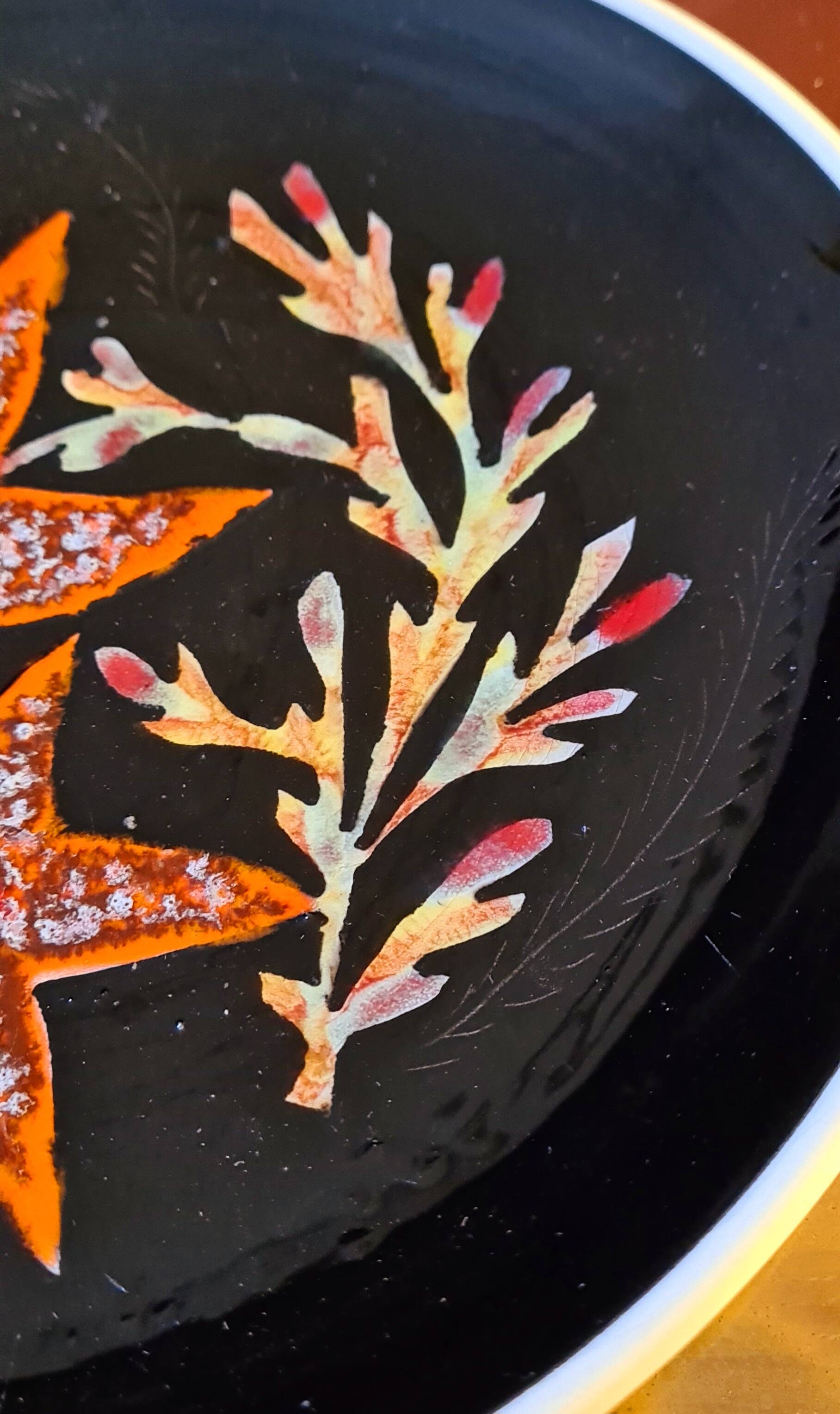 Ceramic starfish dish