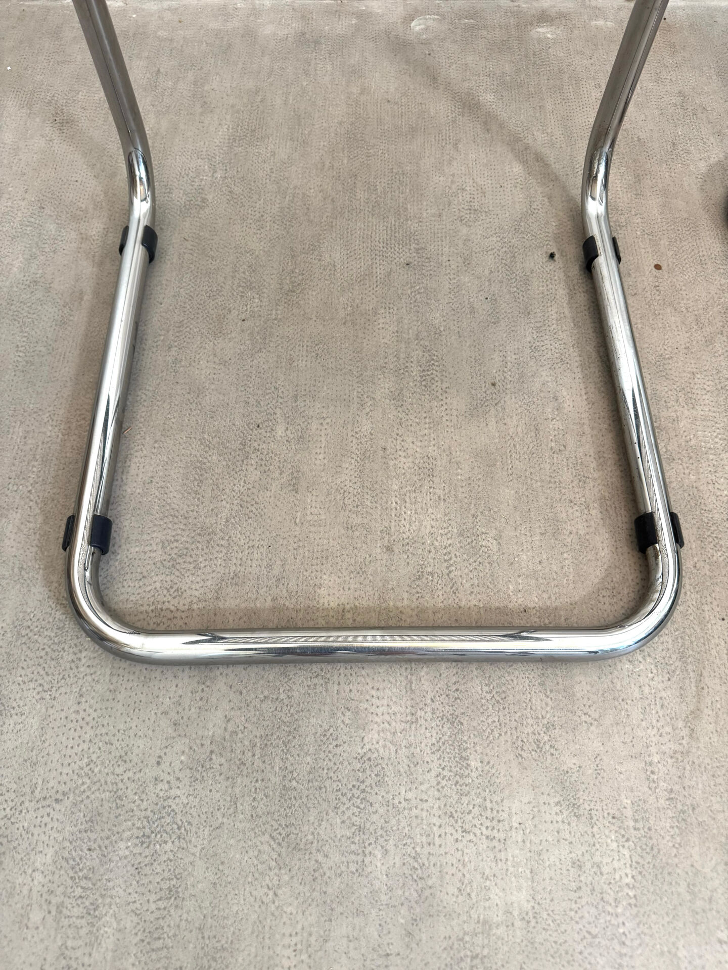 Pair of Marcel Breuer B32 Cesca chairs made in Italy.