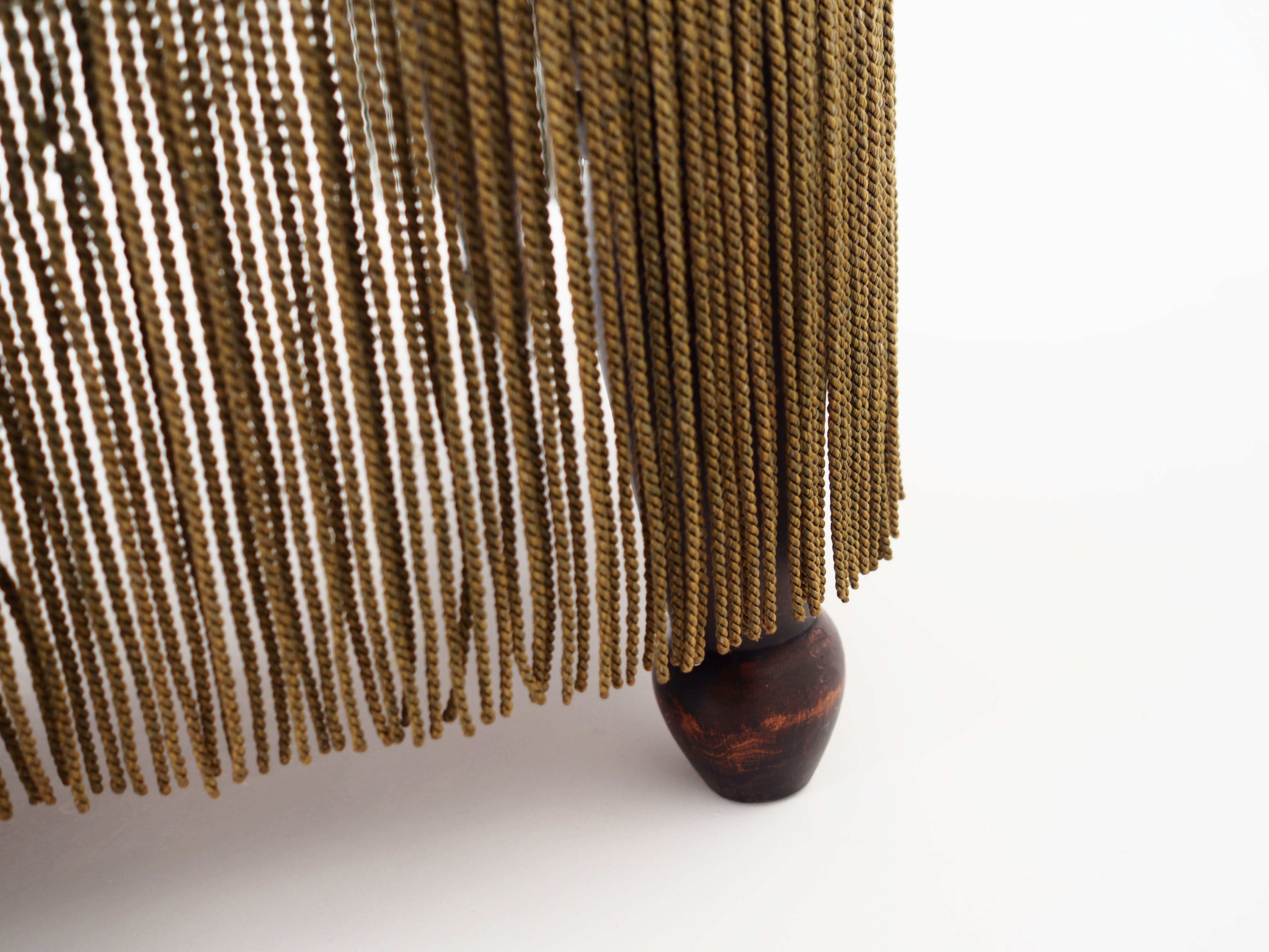 Antique sofa-bed in green colour