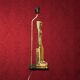 Massive table lamp of Egyptian woman in gilded metal – 1970s-1980s
