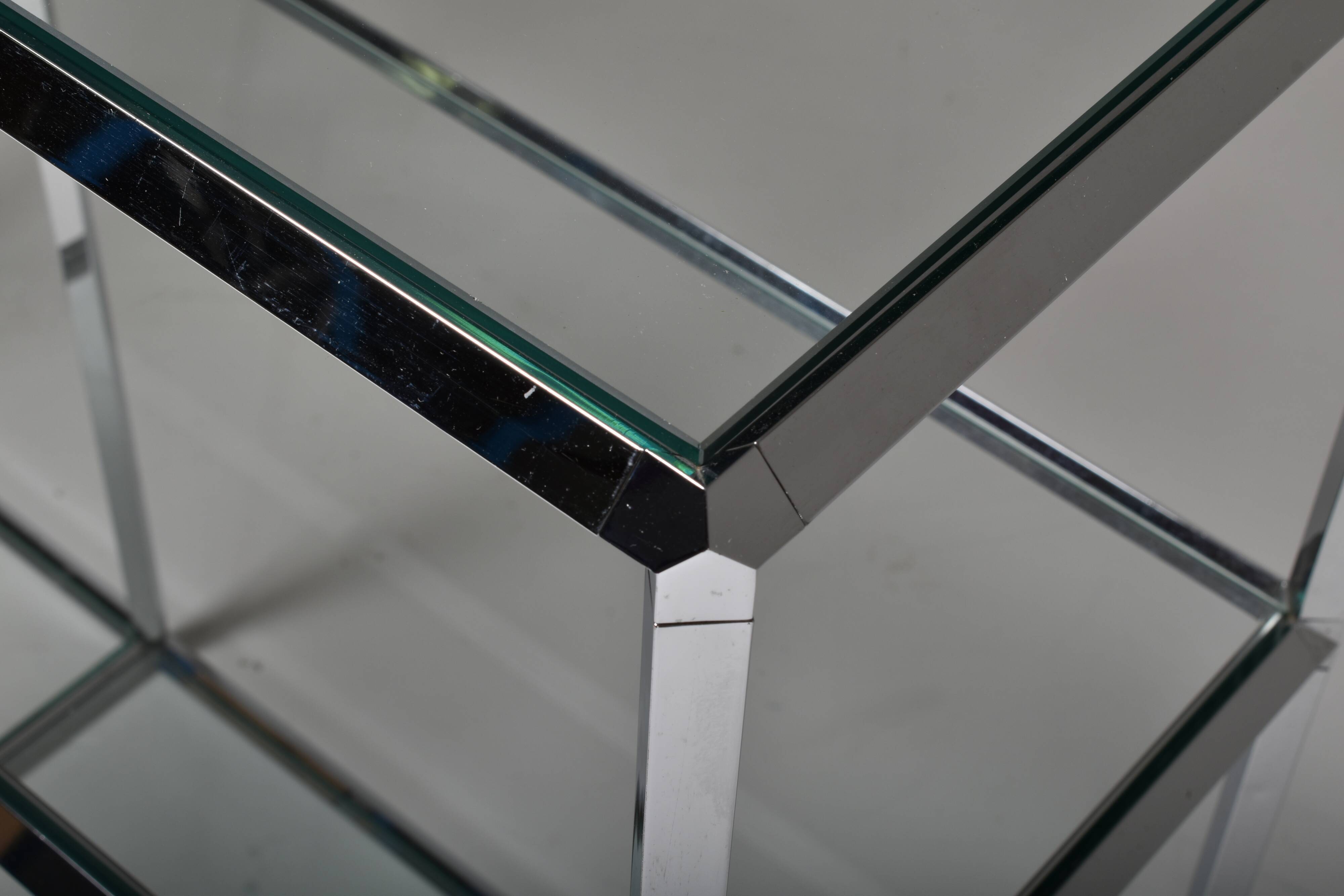 Vintage chrome shelf