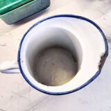 Enamelled sheet metal pitcher