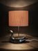 Italian Chrome Duck Table Lamp with Original Shade, 1970s