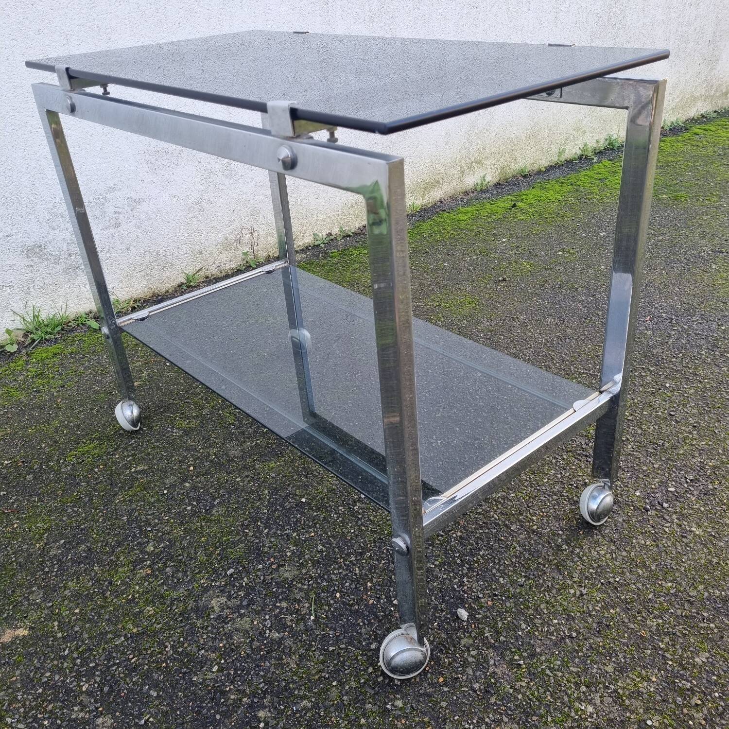 1970s rolling serving table