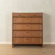 Classic shoe cabinet from the 1960s, walnut veneer, four drop-down doors, two drawers