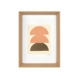 Painting on paper, dated and signed without frame