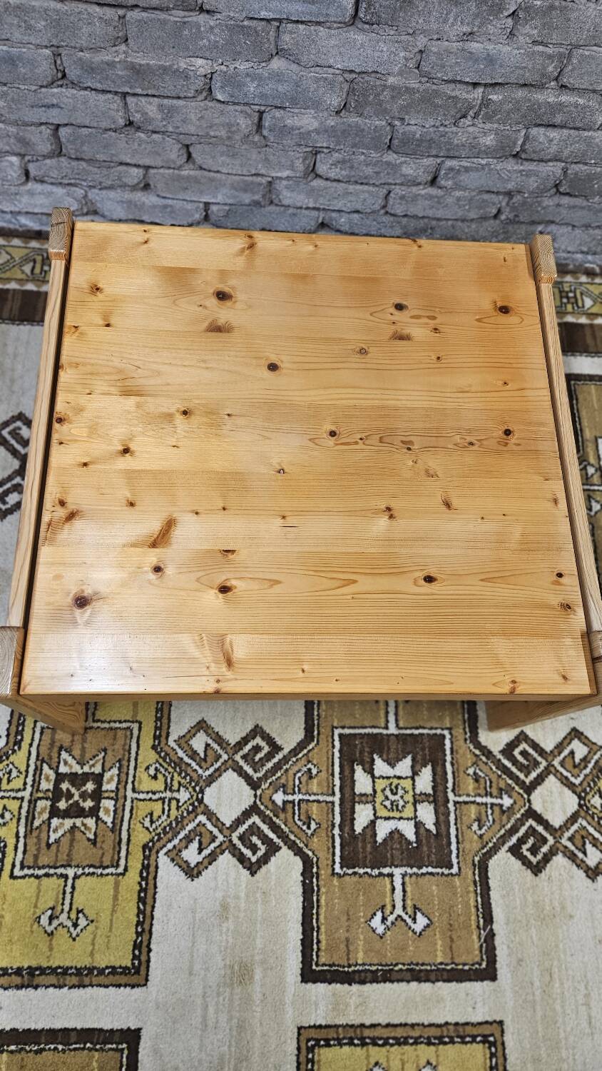 Danish pine coffee table 1970