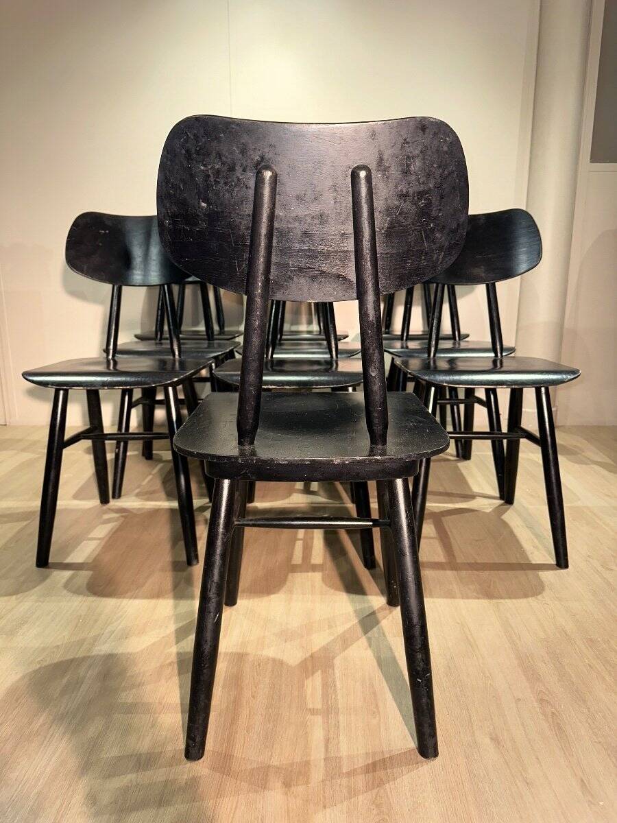Lot de 10 chaises style scandinave