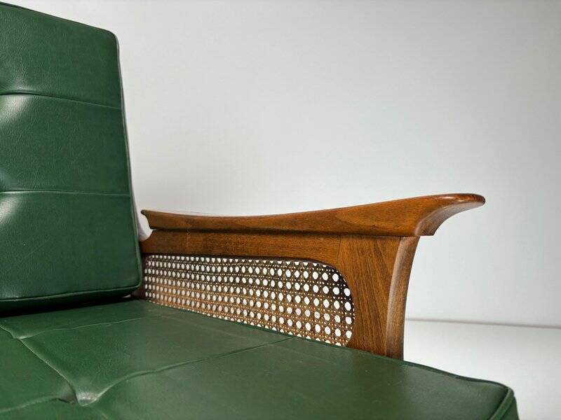 Mid-Century Modern Cane Rocking Chair, 1950s