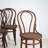 Anciennes chaises Thonet n°18 (c.1920). Ensemble de 4 pièces #11