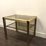 Table brass and glass Mara