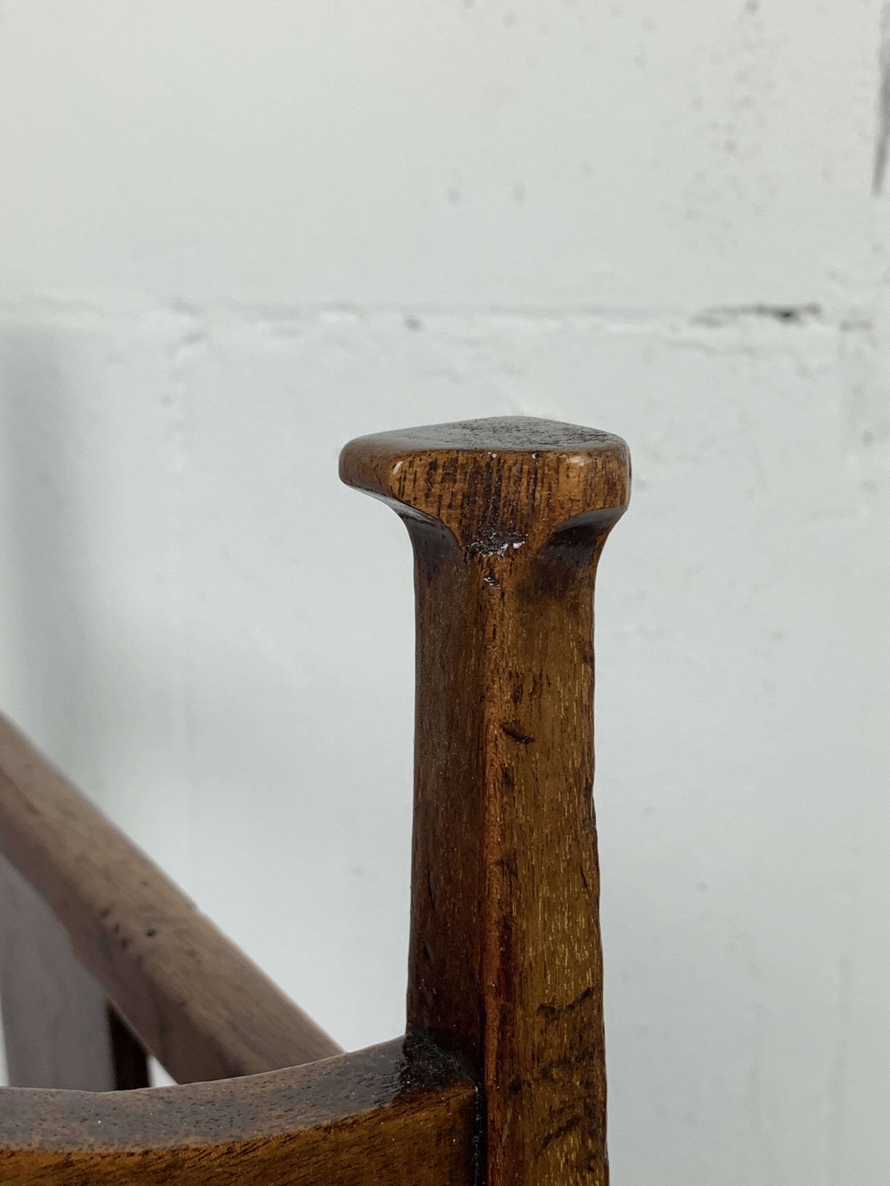 Chaise Arts and Crafts de William Birch par EG Punnett pour Liberty & Co. vers 1900