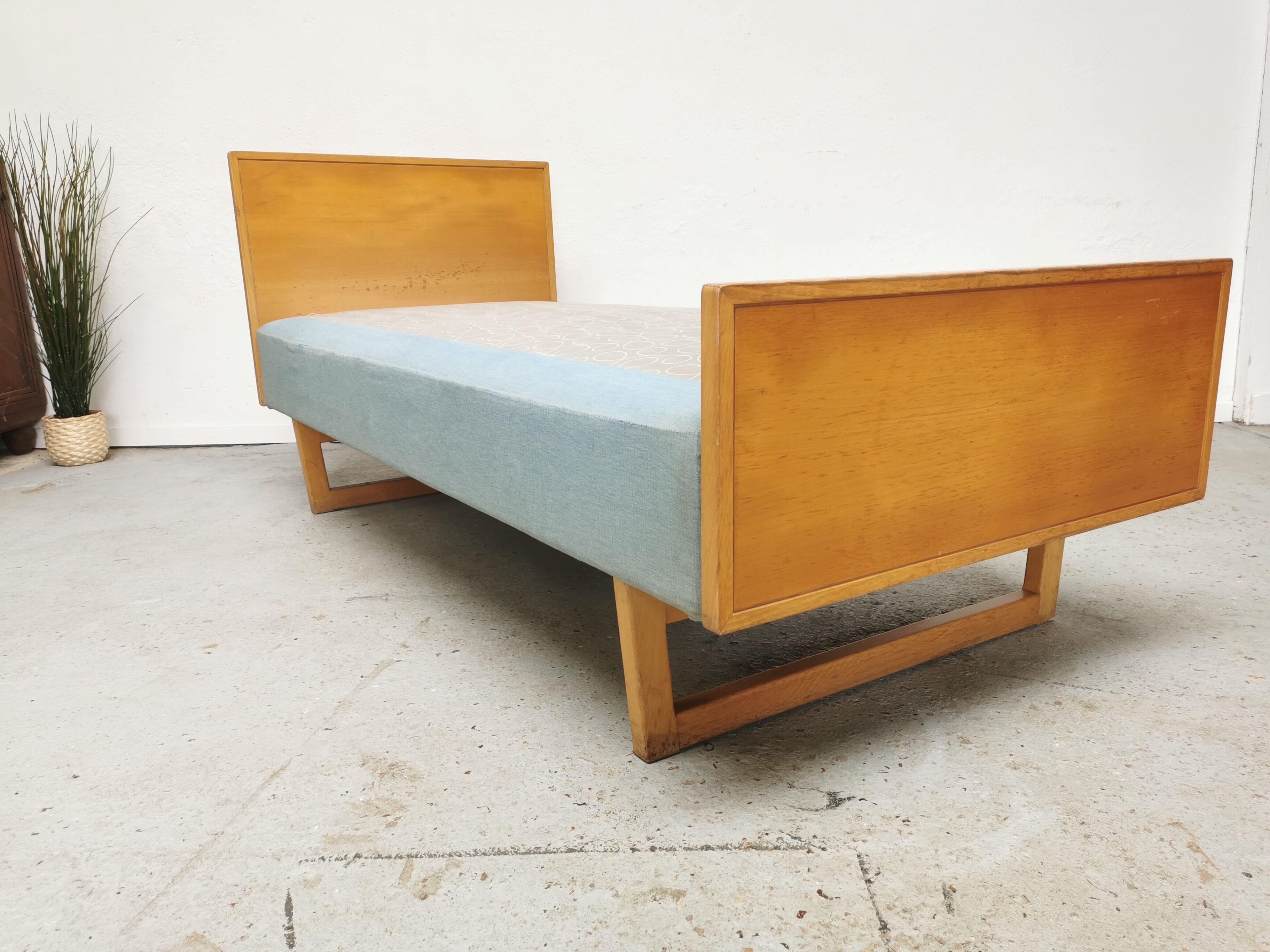 Vintage Scandinavian bed by NK