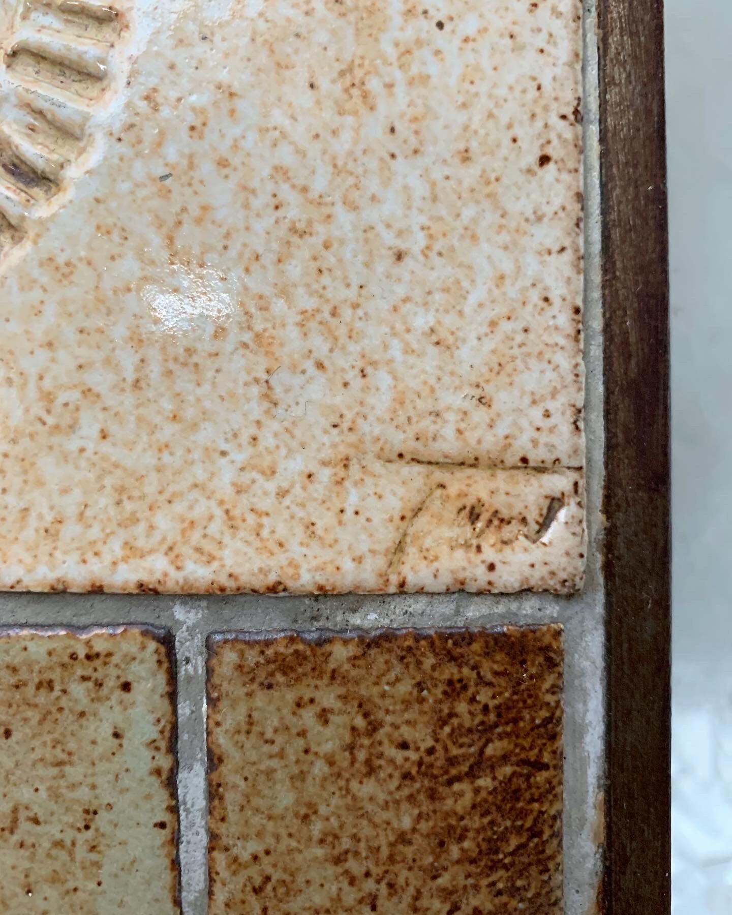 Ceramic coffee table Jean Derval Roger Capron