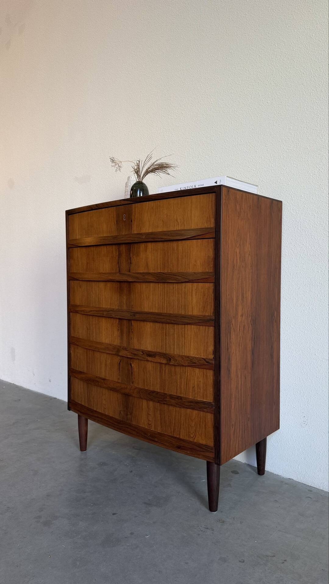 Vintage chest of drawers rosewood 