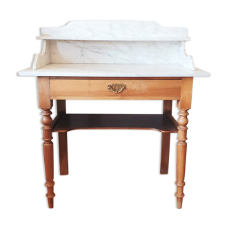 Old and beautiful marble console