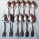 Old Christofle 57-piece shell model cutlery set