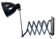 Black Industrial Soviet Scissor Wall Lamp, 1960s