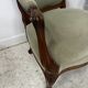 Pair of Louis XV style armchairs in solid walnut, 20th century.