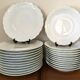 Set de 24 assiettes porcelaine fine de Limoges
