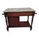 French bathroom vanity with marble top