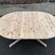 Round extendable dining table Rainer Daumiller for Hirtshals Sawaerk 145