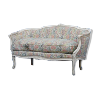 Louis XV-style basket sofa