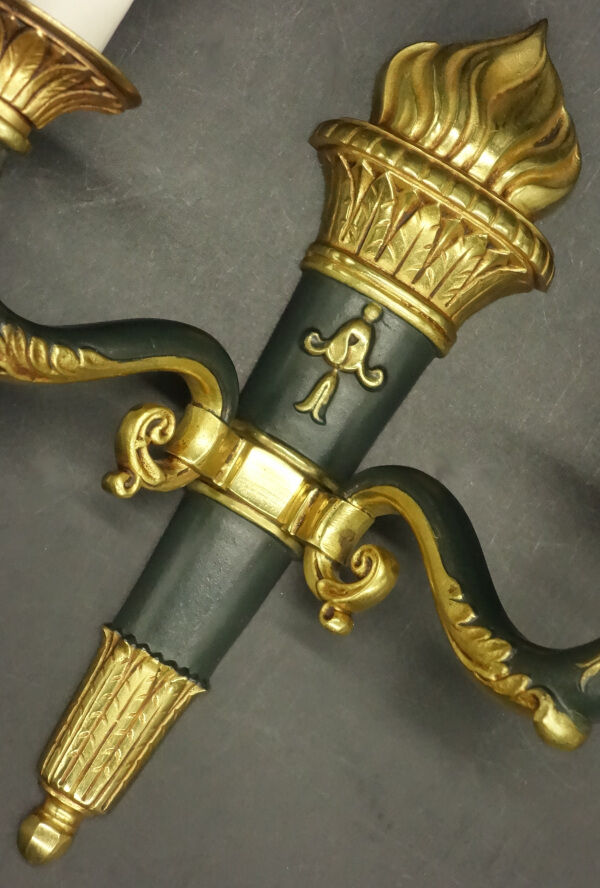 Applique à la torchère de style Empire