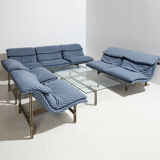 Wave modular sofa set by Giovanni Offredi for Saporiti Italia