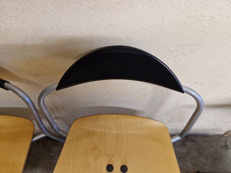 Vico Magistretti for Fritz Hansen - Set of 4 beech chairs MB9918