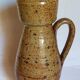 XXL potter's pitcher in Art-populaire pyrite stoneware early twentieth century
