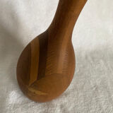 Decorative wooden vase.