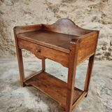 Antique Oak Washbasin Console – 1900-1920
