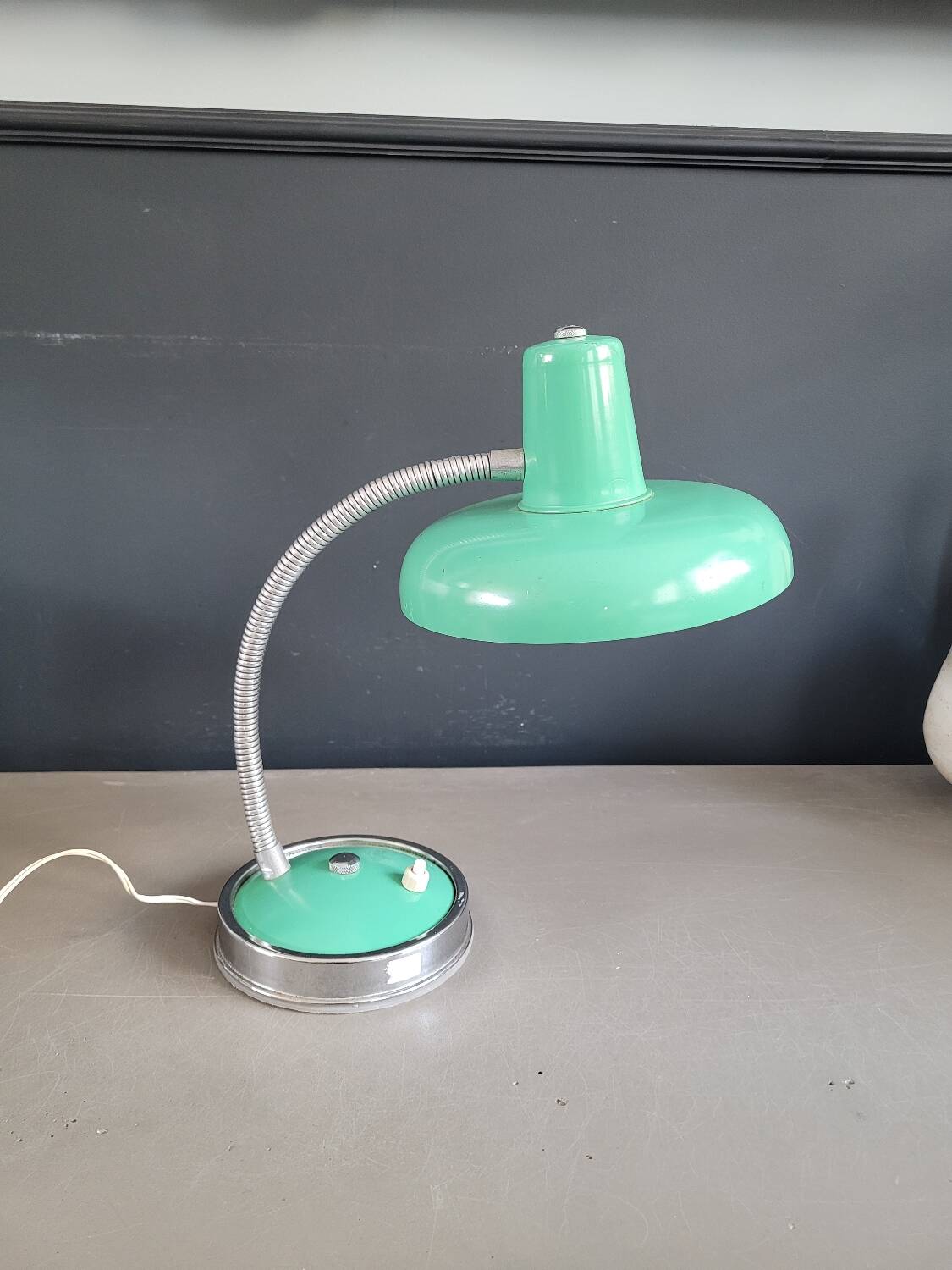 Vintage adjustable desk lamp