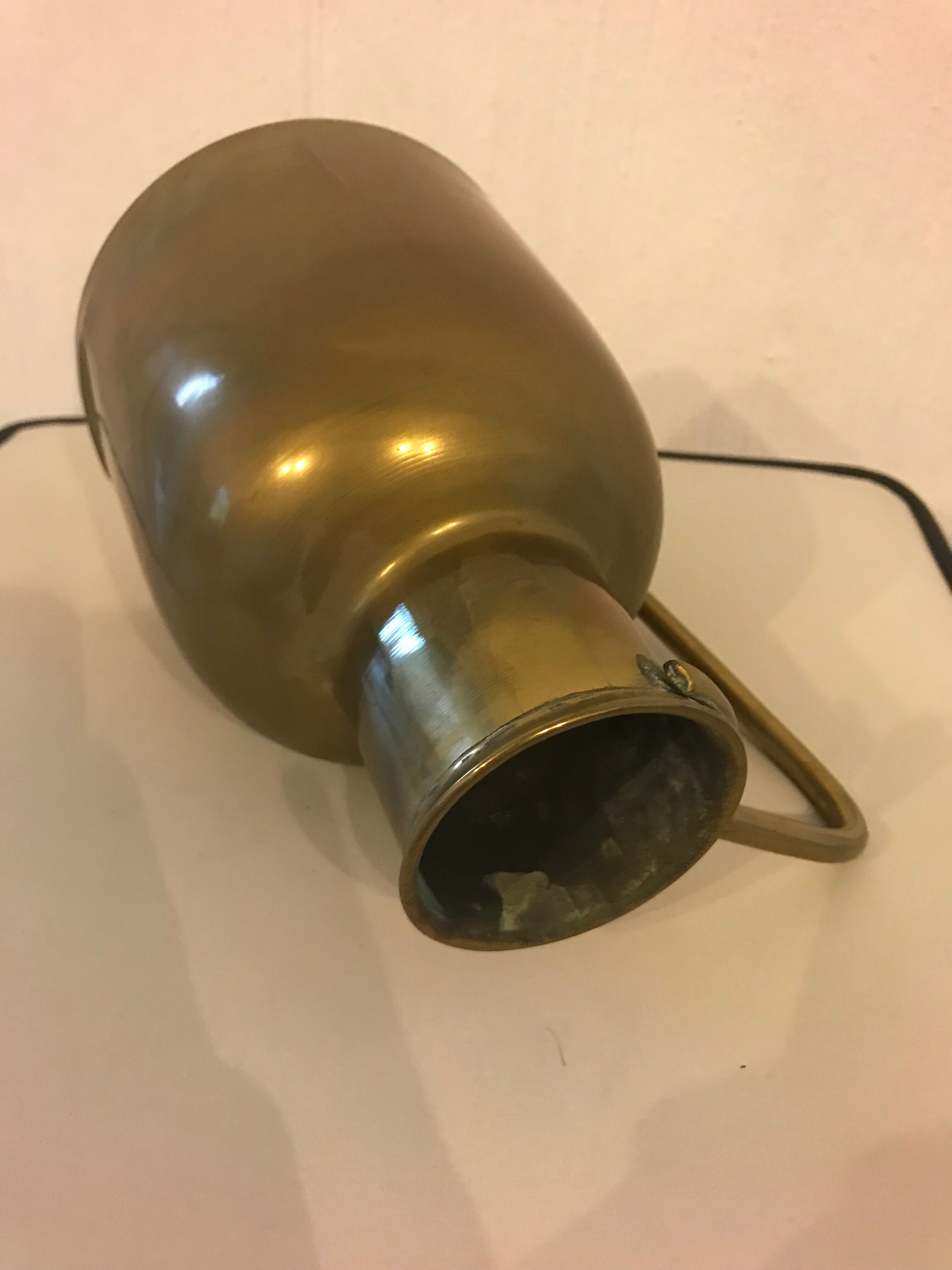 Artisanal copper pitcher