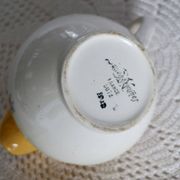 Pot à lait vintage porcelaine Sarreguemines – Motif fleuri